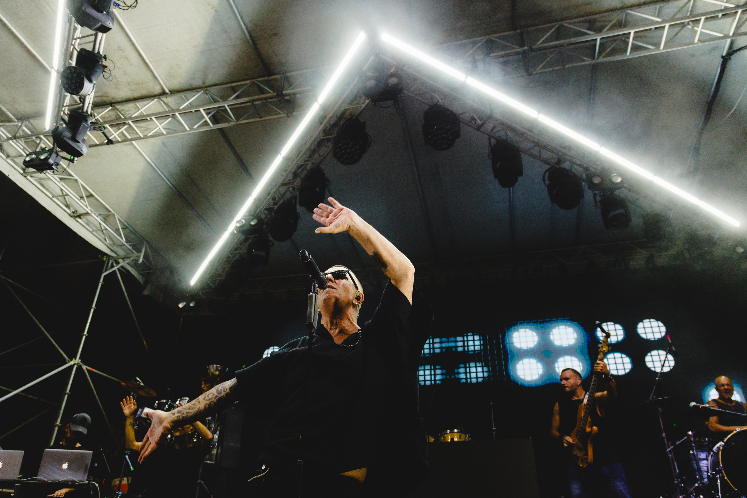 Band e palco